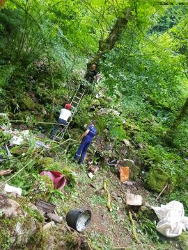 Sanacija črnega odlagališča – Banova jama 062